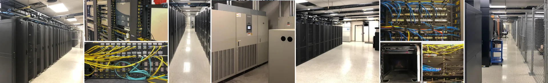 Inside Fiberhub LAS1 — cabinets, cages, MMR, generator yard